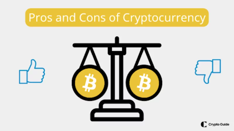 Pro e contro delle criptovalute.