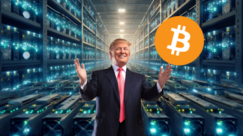 Donald Trump incontra i leader dell'industria mineraria statunitense dei Bitcoin a Mar-a-Lago