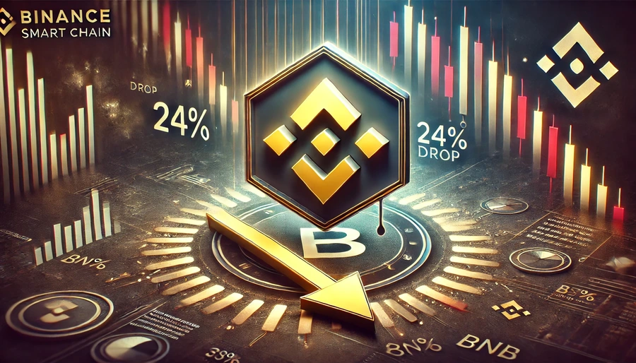 I volumi della rete BSC scendono del 24% in una settimana; BNB è in pericolo