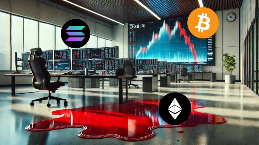 Scossa nel mondo delle criptovalute Ritirati $305 milioni dal mercato in un massiccio deflusso
